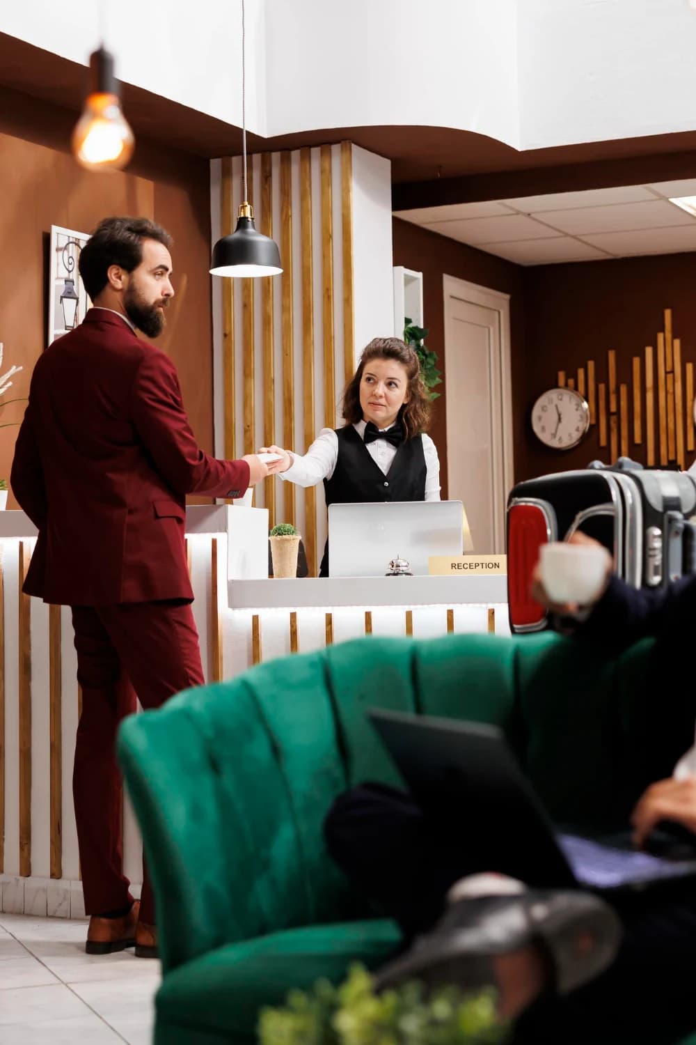 Doctor consulting with patient