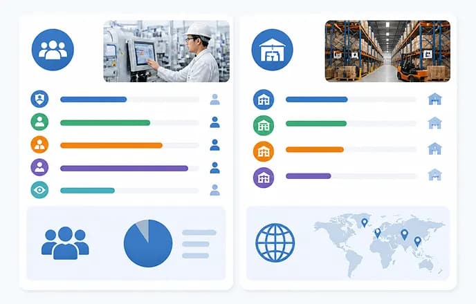Number of Users & Warehouses