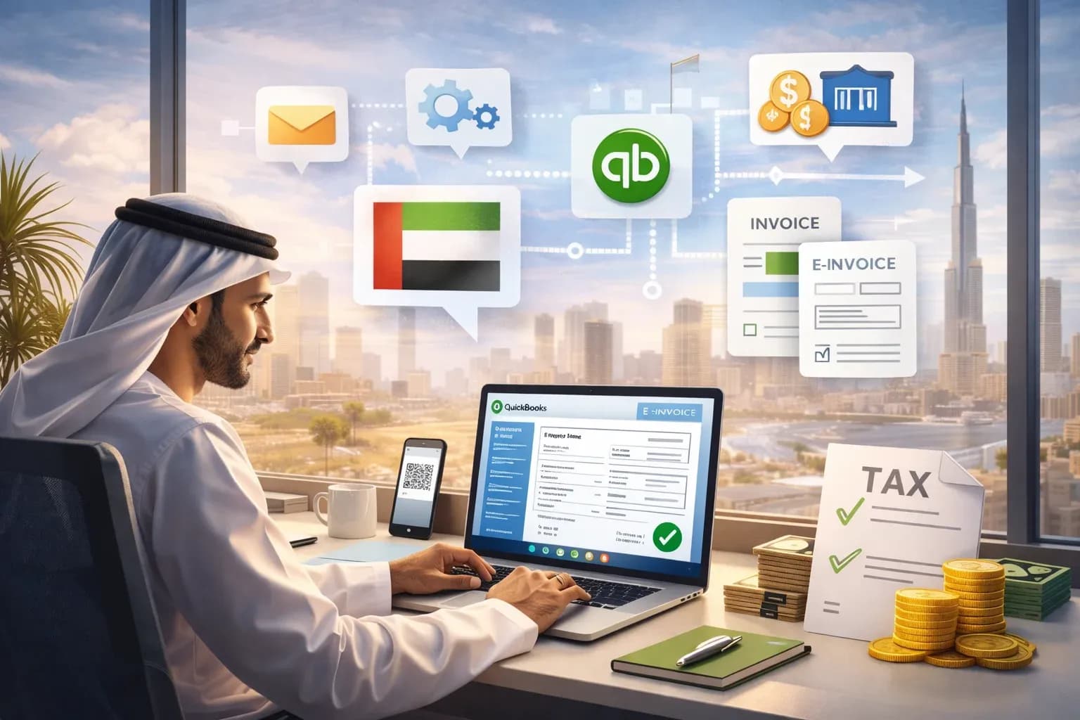 quickbooks-uae-e-invoicing