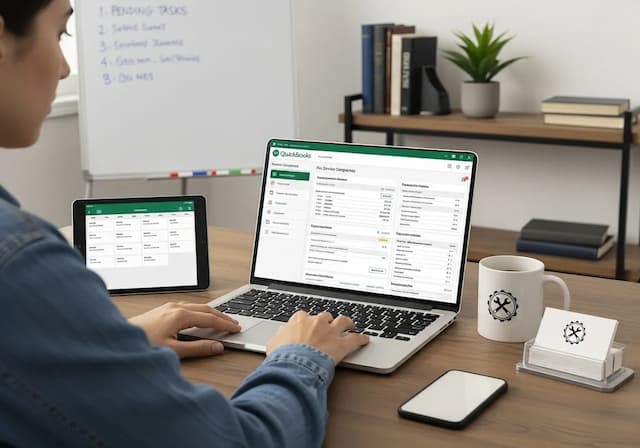 QuickBooks for service company