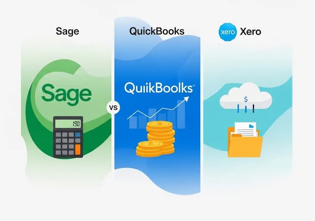Sage vs QuickBooks vs Xero