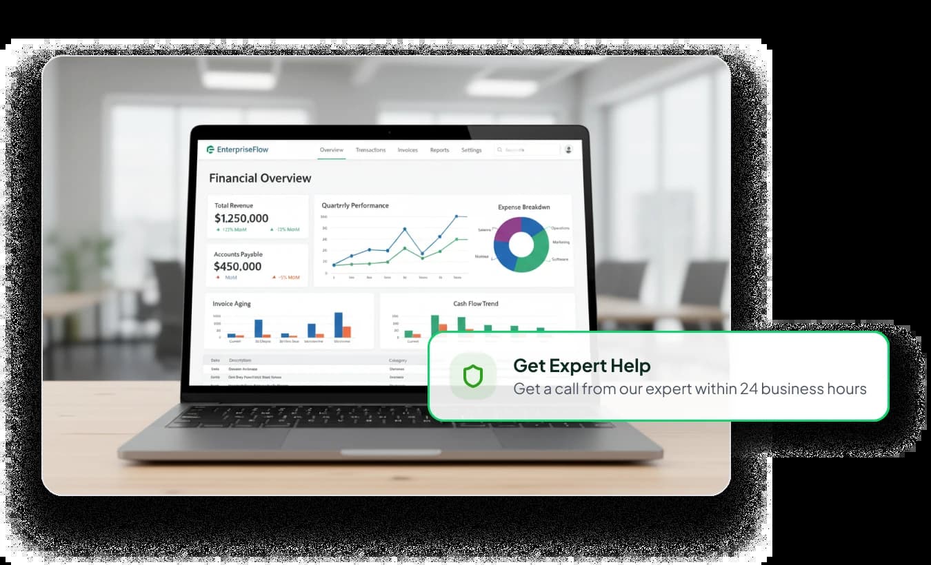 QuickBooks Premier financial overview with expert support