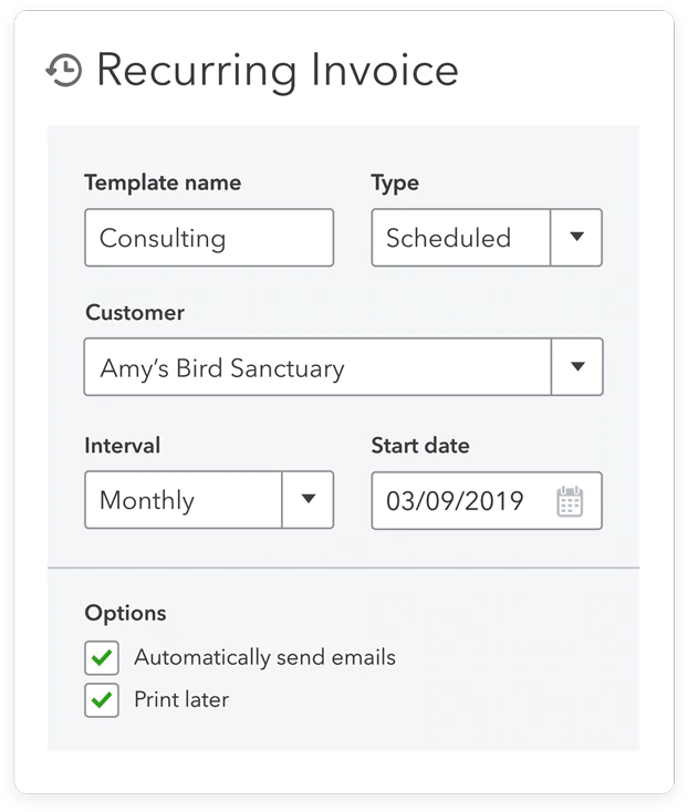 QuickBooks reports dashboard