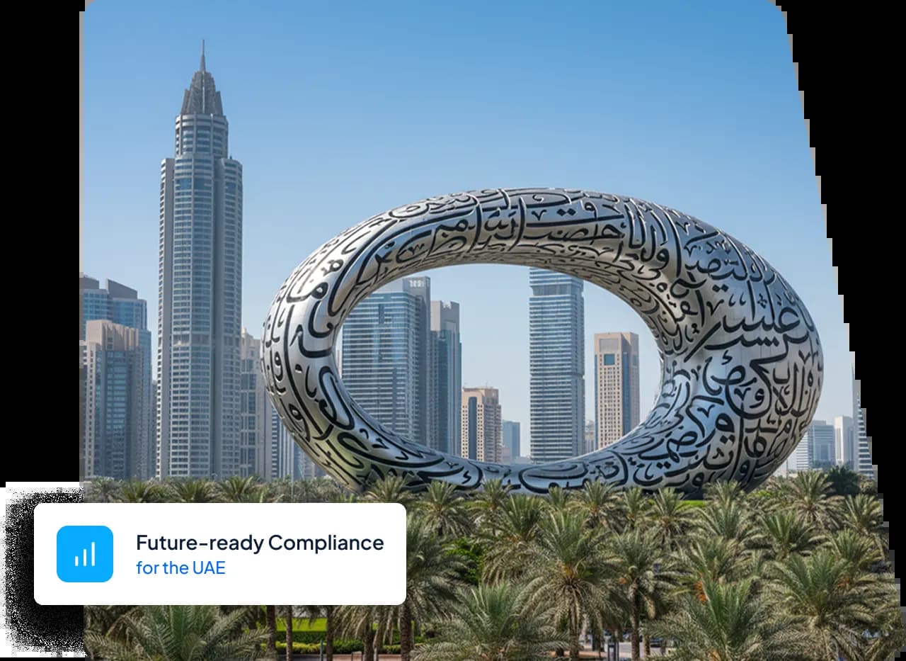 Museum of the Future in Dubai with a Future-ready Compliance for the UAE message