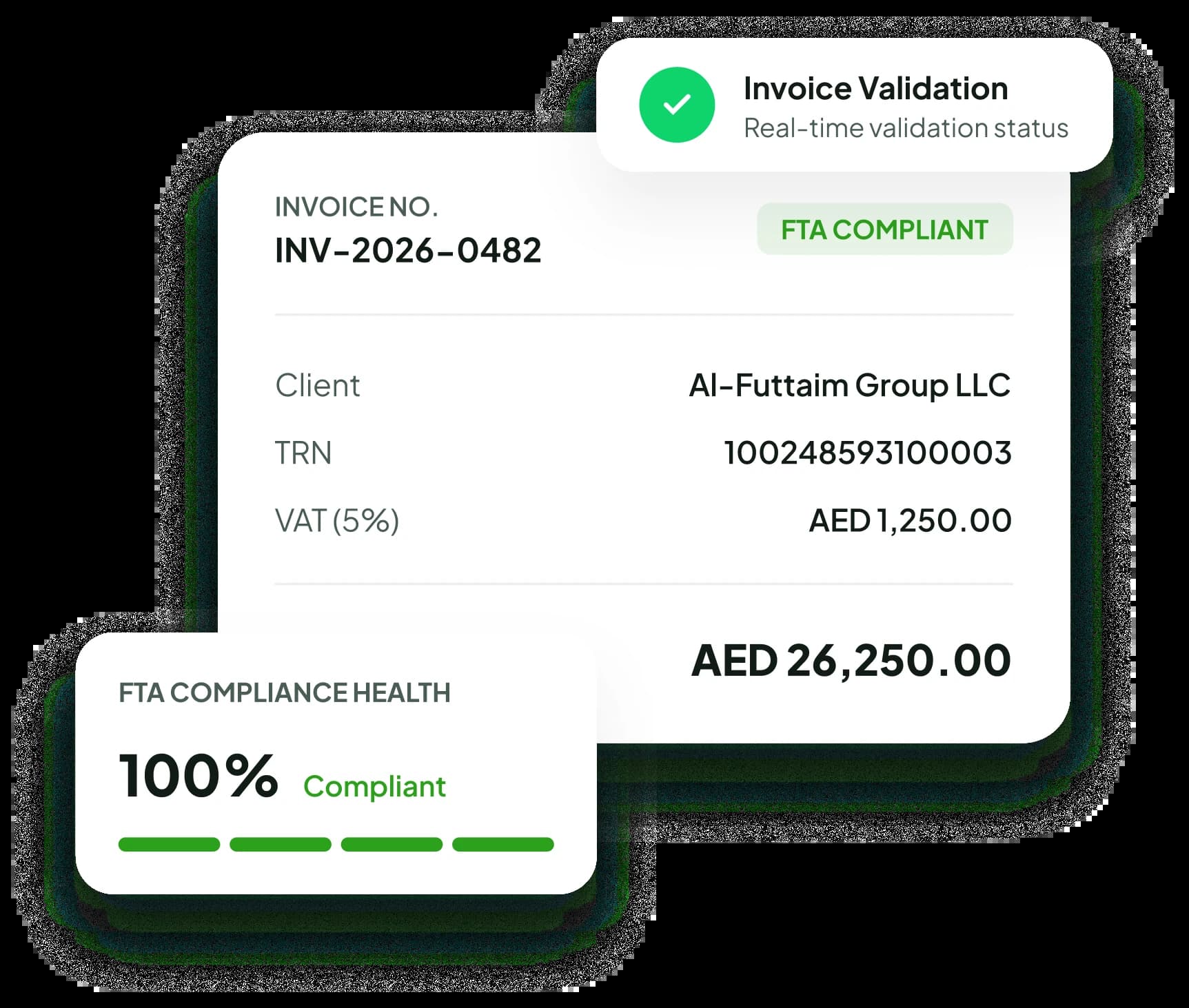 QuickBooks invoice validation and FTA compliance overview